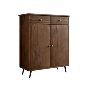 2門木製雙櫃桶鞋櫃-KNE-JSSR18