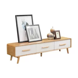 全實木3櫃桶電視櫃-160cm