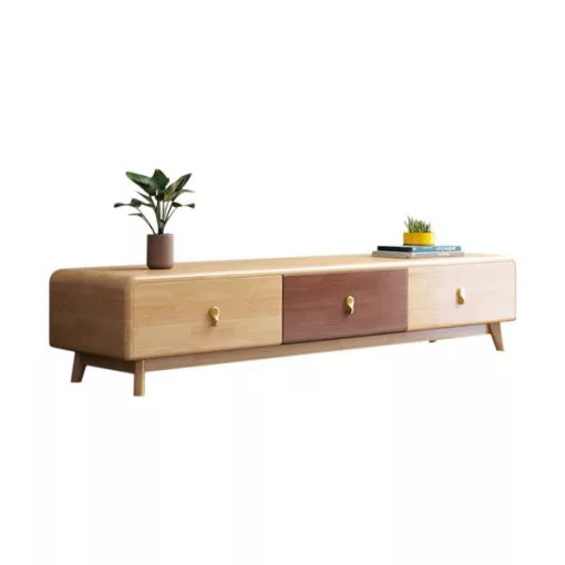 全實木3櫃桶多功能電視櫃