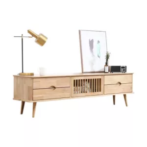 全實木4櫃桶多功能電視櫃