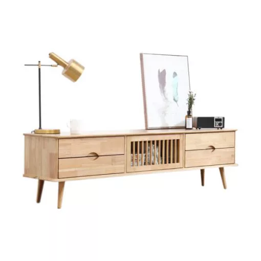 全實木4櫃桶多功能電視櫃